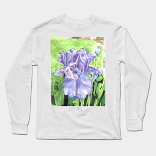 Iris Flower Long Sleeve T-Shirt